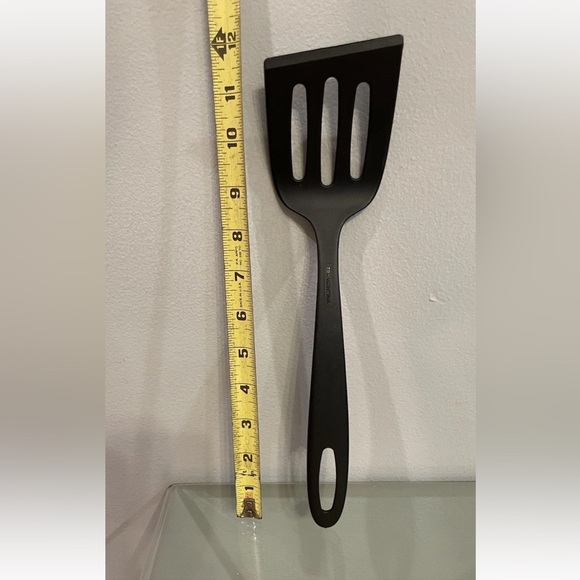TRAMONTINA Spatula Ability Black Nylon Made In Brazil Flipper Turner Slanted  - Picture 4 of 11